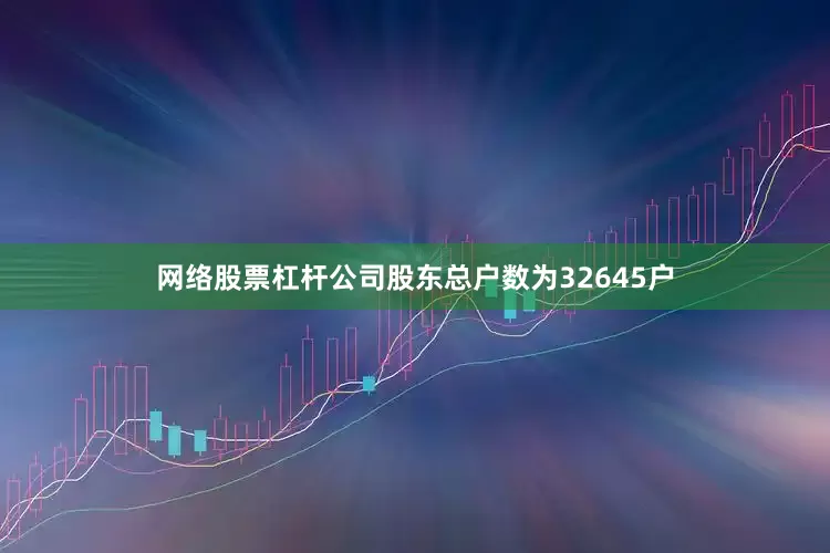网络股票杠杆公司股东总户数为32645户