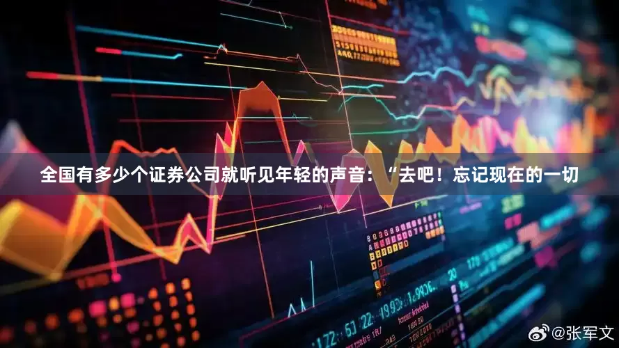 全国有多少个证券公司就听见年轻的声音：“去吧！忘记现在的一切